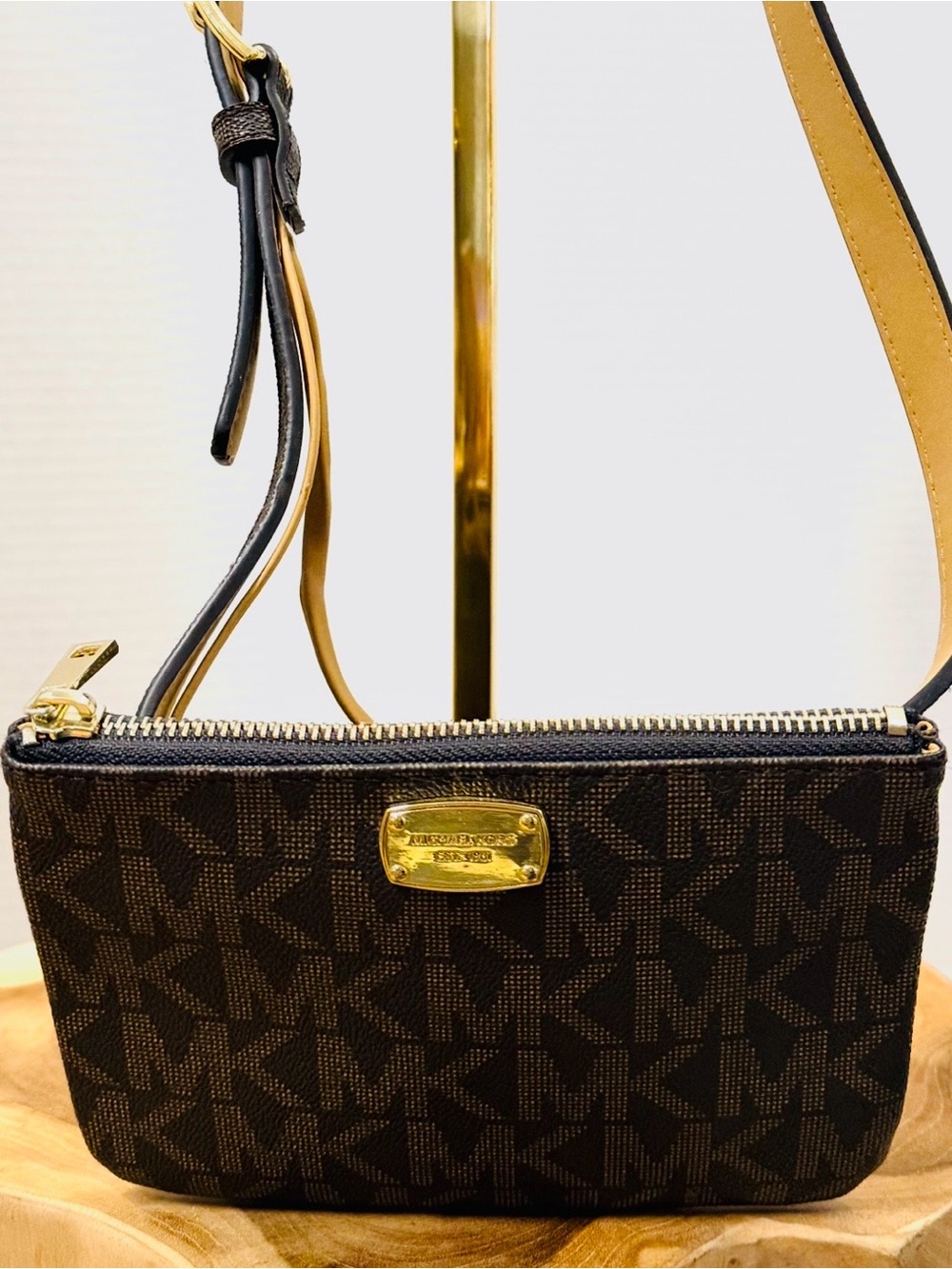Michael Kors Belt Bag Brown Good pre owned condition!